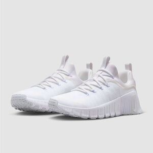 Brand New Nike Free Metcon 6 “White/Platinum Tint “Women's Workout Shoes